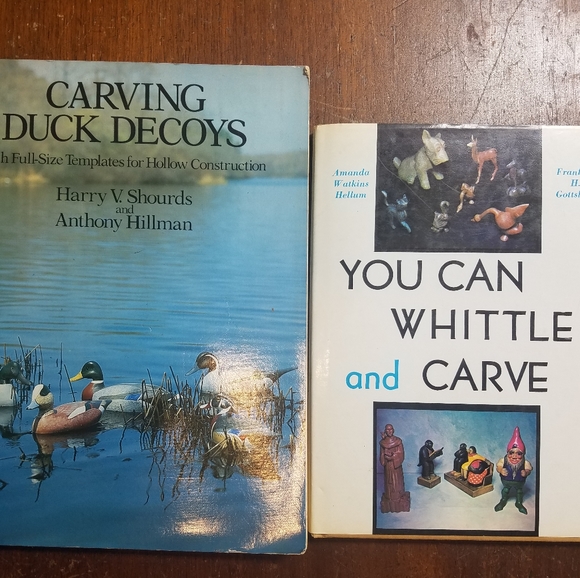 Vintage Duck Carving Whittle&Carve Crafting Diy Book Set of 2 - Picture 10 of 13